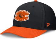 FANATICS Men's Fanatics Black/Orange Oregon State Beavers Adapt Adjustable Trucker Hat