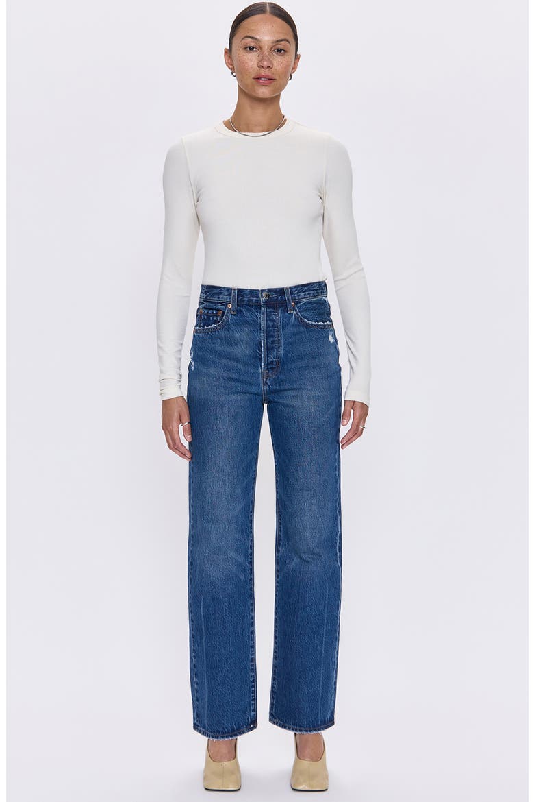 Cassie High Waist Straight Leg Jeans, Alternate, color, CAMEO VINTAGE