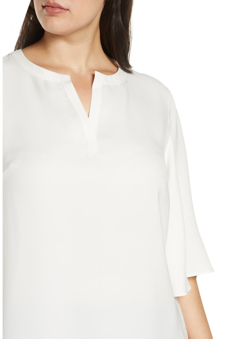 Barker Silk Blouse, Alternate, color, CLOUD