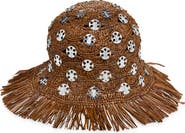 Rabanne Raffia Bucket Hat
