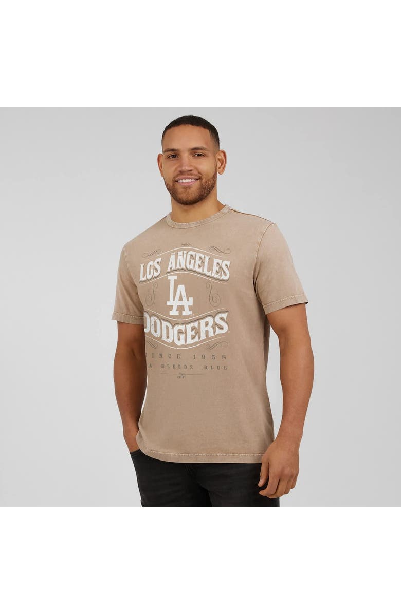 Darius Rucker Collection by Fanatics Men's Darius Rucker Collection by Fanatics Tan Los Angeles Dodgers Sun Faded T-Shirt, Alternate, color, Tan
