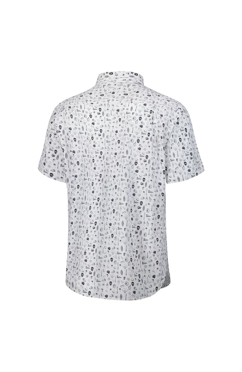 Tommy Bahama Men's Tommy Bahama  Gray Philadelphia Phillies Nova Wave Riptide Rally Camp Button-Up Short Sleeve Shirt, Alternate, color, 