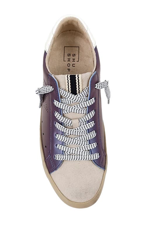 Shushop Mia Low Top Sneaker In Purple