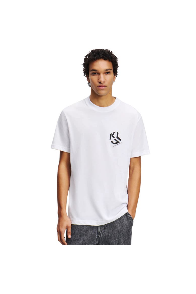 Men's Monogram T-Shirt, Main, color, White