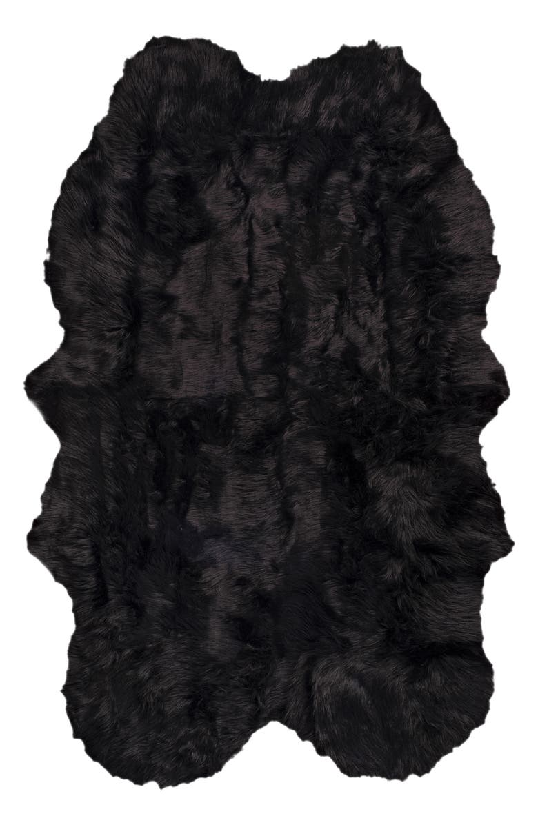 LUXE Gordon Faux Shearling Rug, Main, color, 