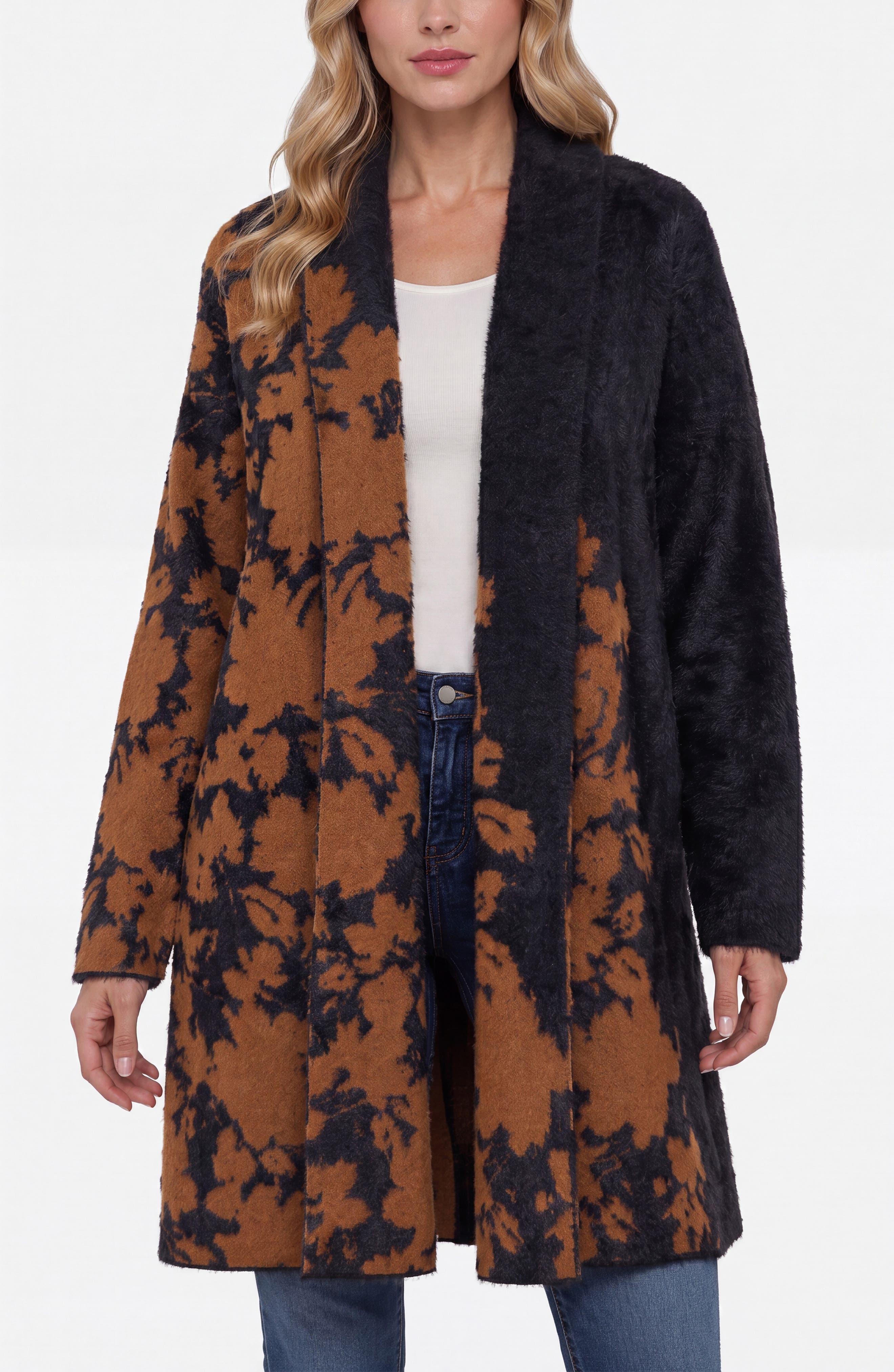 selected BROWN/ BLK FLRL