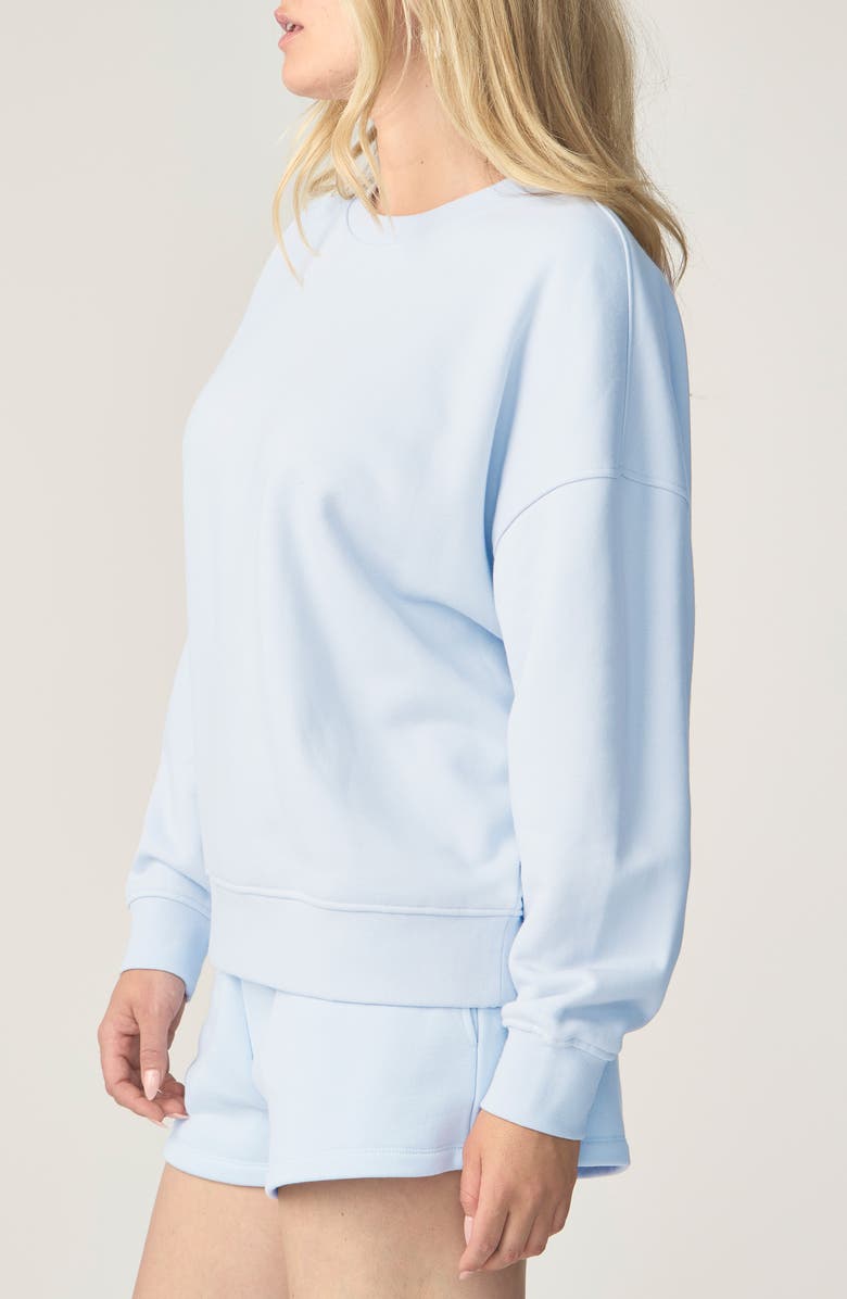 Florence by Mills Cozy Crush Oversize Sweatshirt, Alternate, color, Halogen Blue