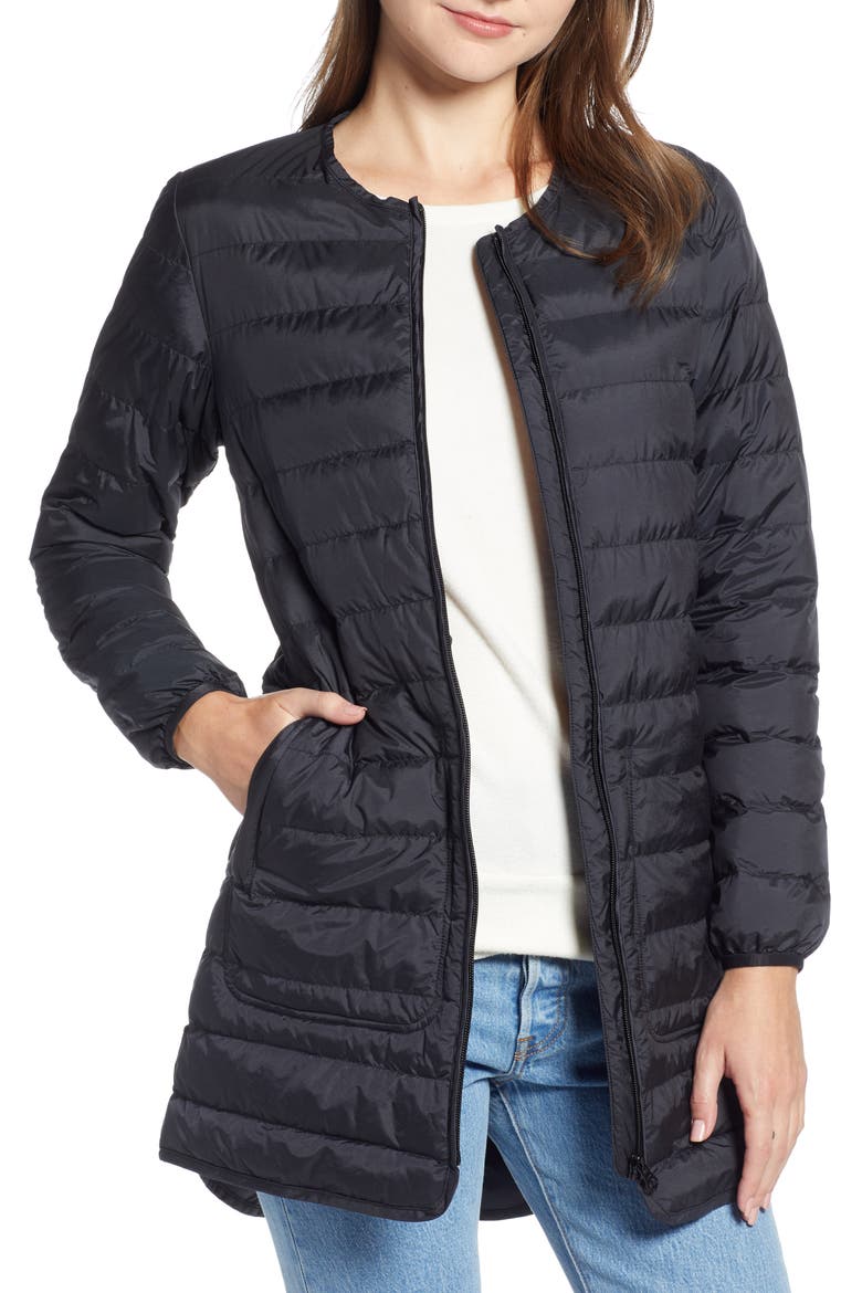 Featherless Liner Jacket, Main, color, BLACK