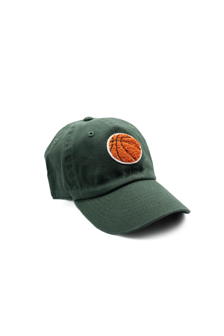 Terry Basketball Hat, Alternate, color, Hunter Green
