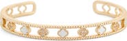 Panacea Crystal & Clover Cuff
