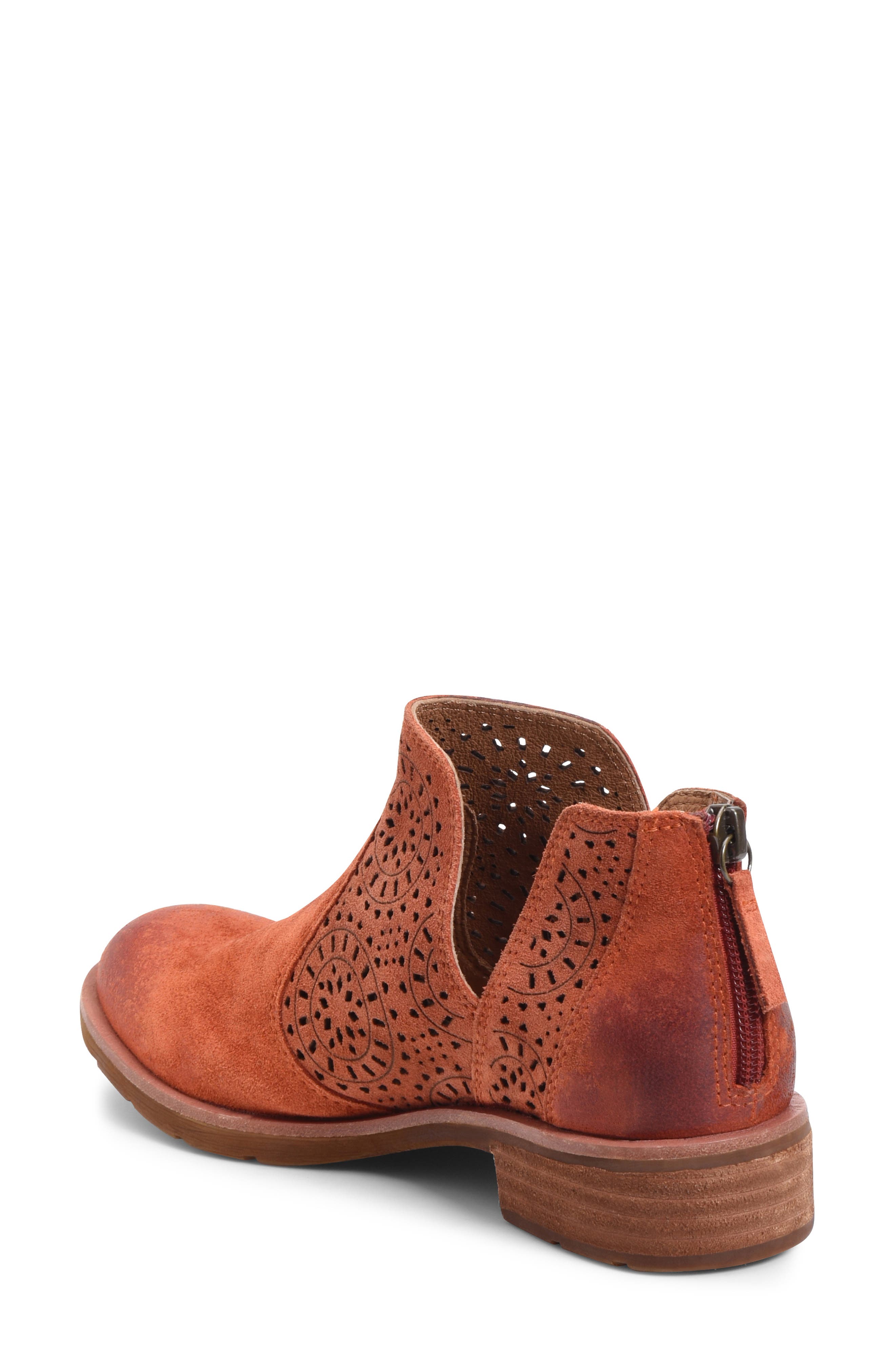 Barrosa Bootie, Alternate, color, SUNSET ORANGE SUEDE