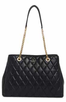 Carey Medium Quilted Leather Tote