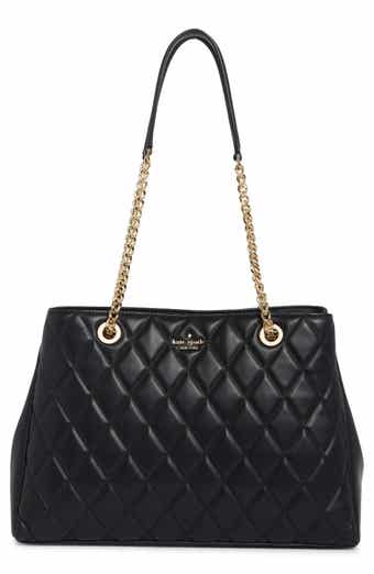 Carey Medium Quilted Leather Tote