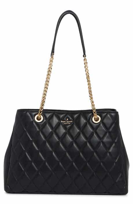 Carey Medium Quilted Leather Tote