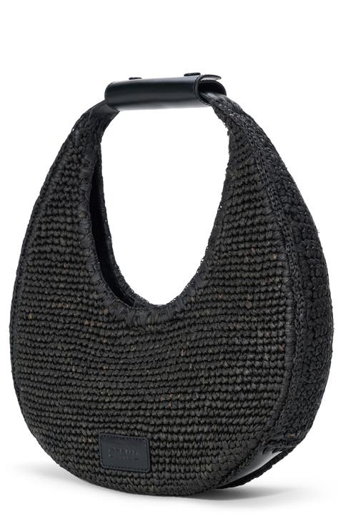 Moon Raffia Tote