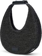 STAUD Moon Raffia Tote