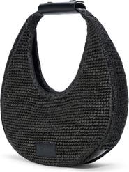 STAUD Moon Raffia Tote
