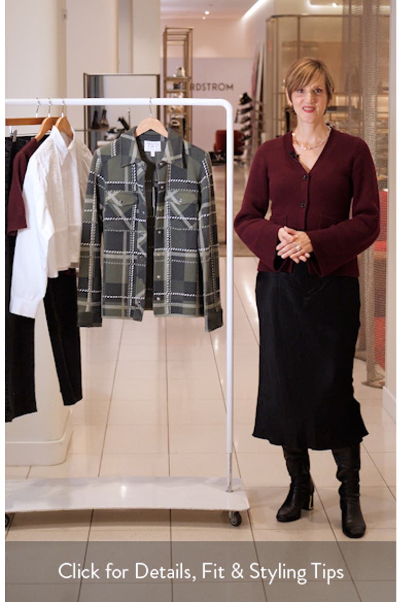 Ranchers Plaid Cashmere Snap-Up Shirt video