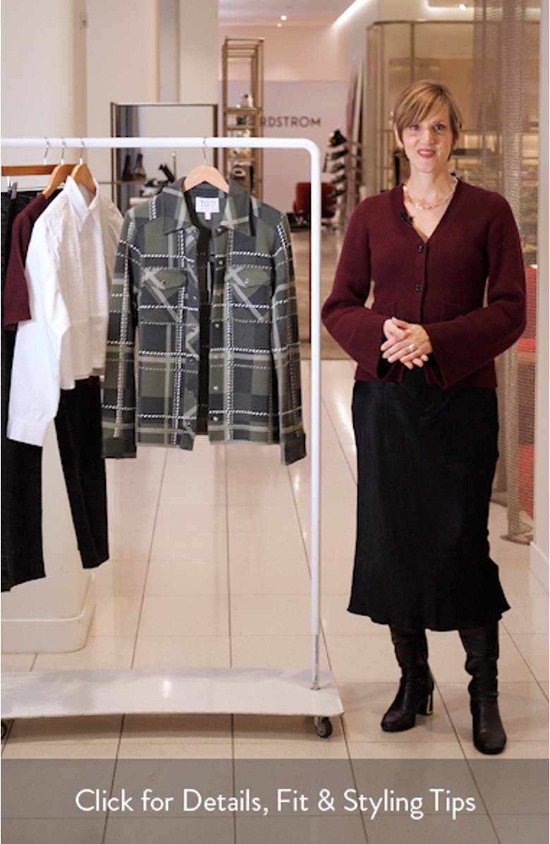 Ranchers Plaid Cashmere Snap-Up Shirt, sales video thumbnail