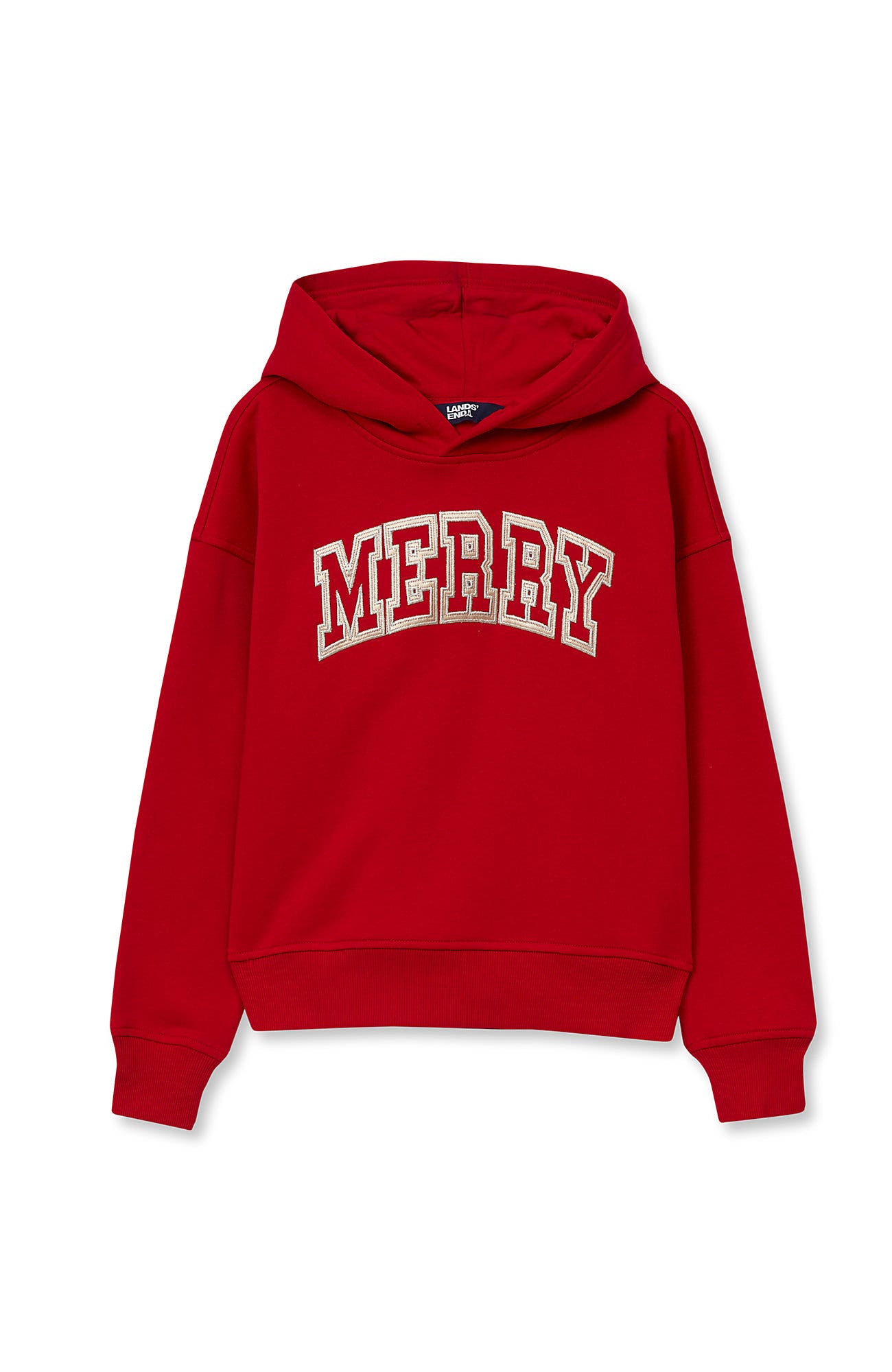 Embroidery/Merry/Bright Red