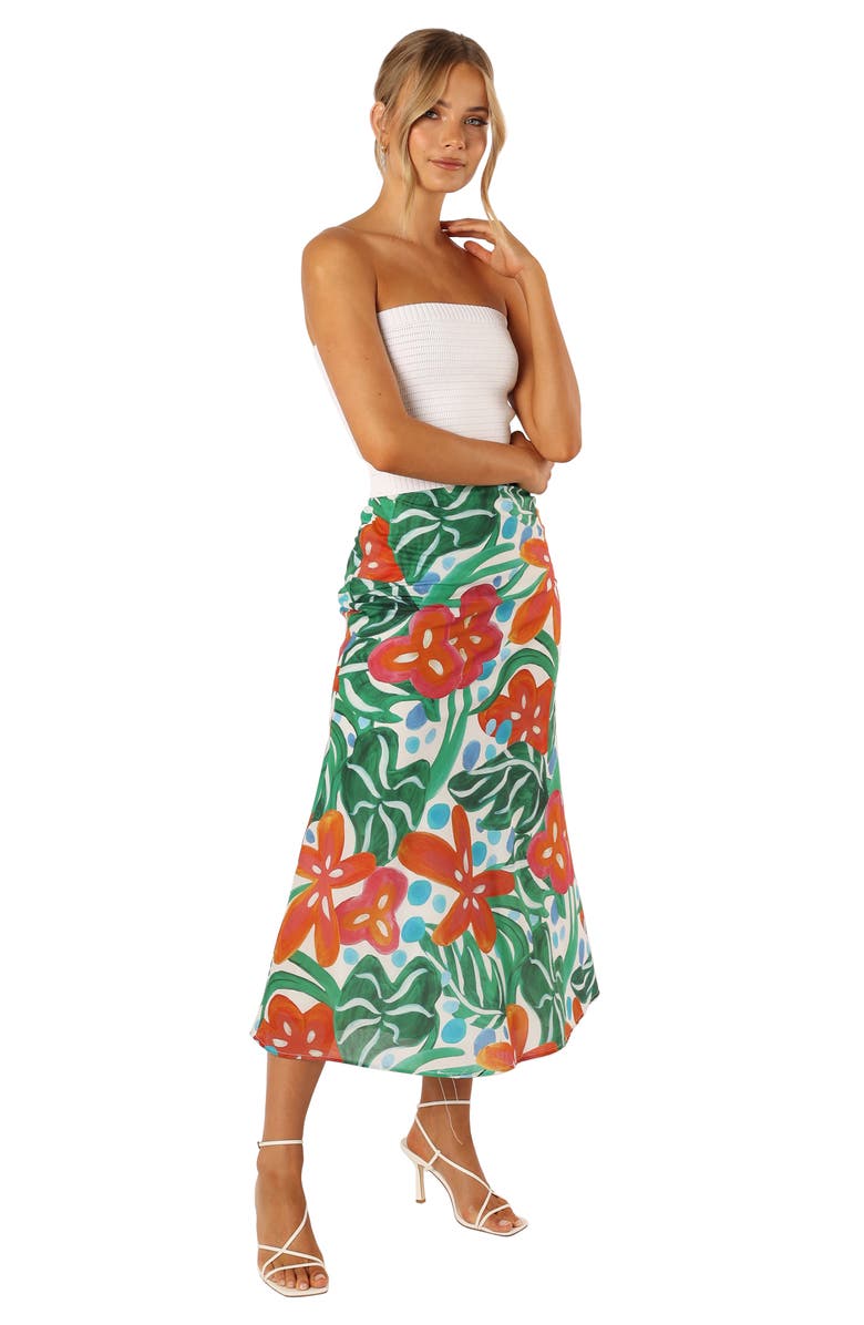 Petal & Pup Lenny Print Cotton Skirt, Alternate, color, 