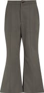 ZANKOV Pintuck Crop Flare Pants
