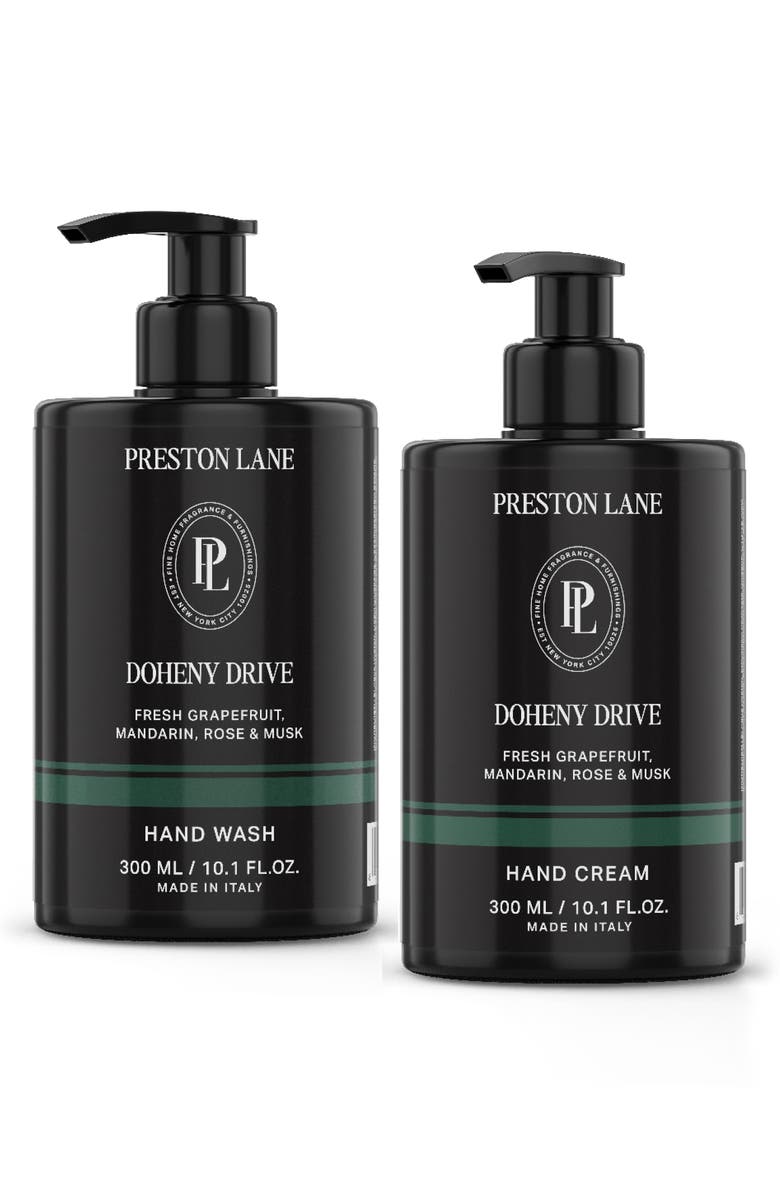 Preston Lane Doheny Drive Hand Wash & Hand Cream Gift Set, Main, color, Doheny Drive