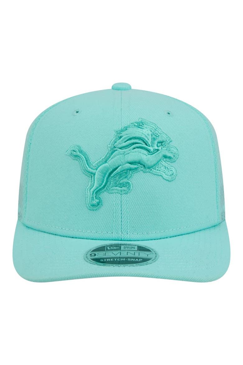 Men's New Era  Mint Detroit Lions Color Pack 9SEVENTY Adjustable Hat, Alternate, color, Mint
