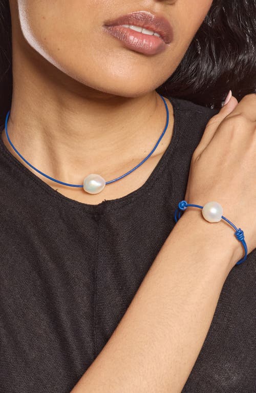 Lady Grey Freshwater Pearl Knot Bracelet