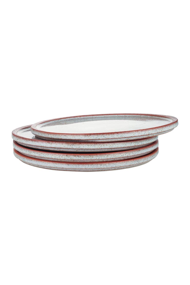 Vince Stoneware 4-Piece  Dinner Plate Set, Alternate, color, Red