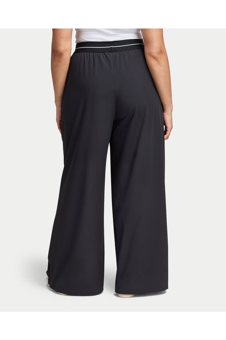 Everyday Mid Rise Wide Leg Trouser, Alternate, color, Black