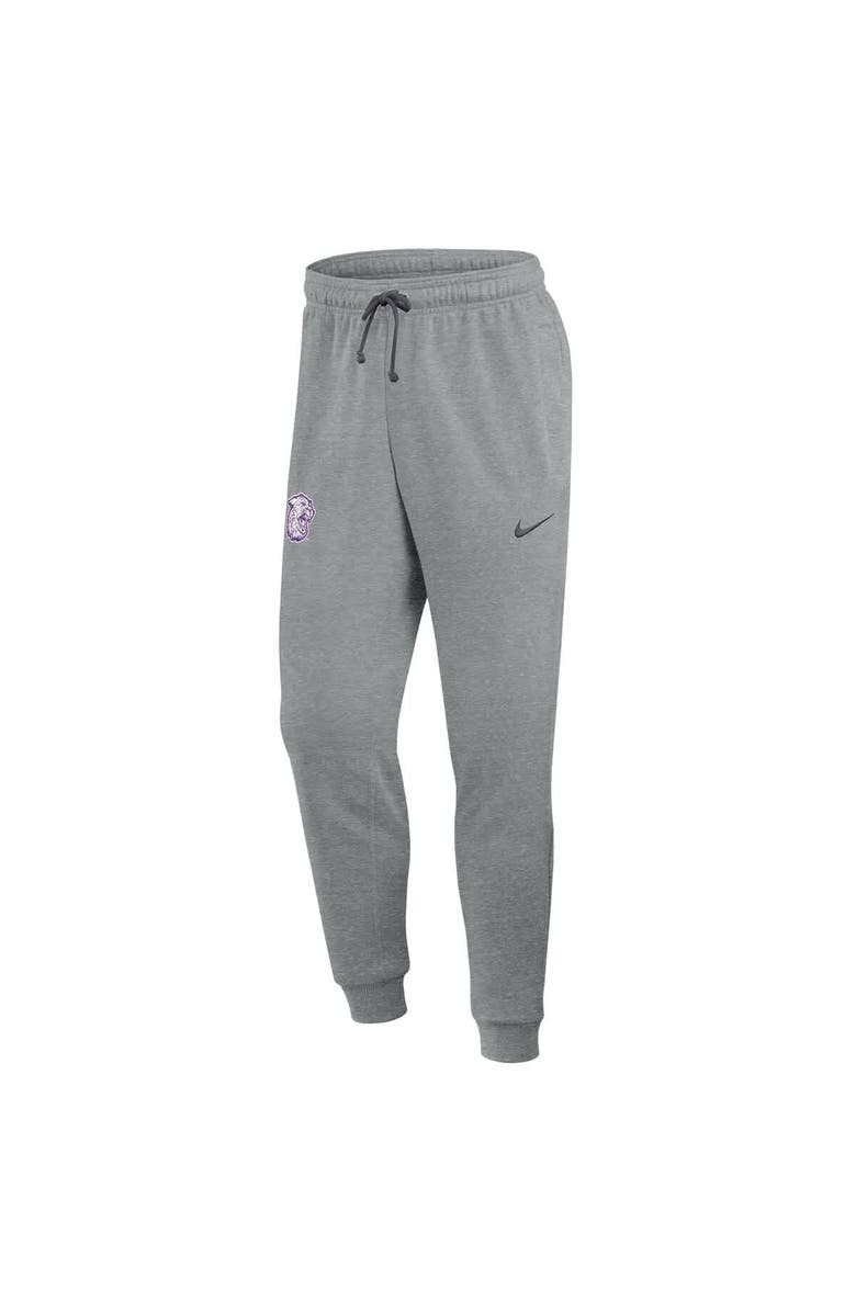 Nike Men's Nike Heather Gray Kansas State Wildcats Basketball Practice Dri-FIT Taper Sweatpants, Alternate, color, Heather Gray