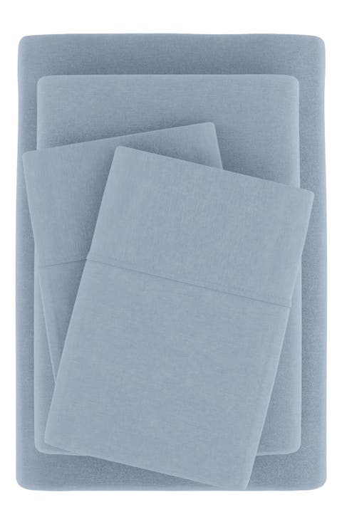 Luxury 4-Piece Rayon & Linen Blend Bed Sheet Set
