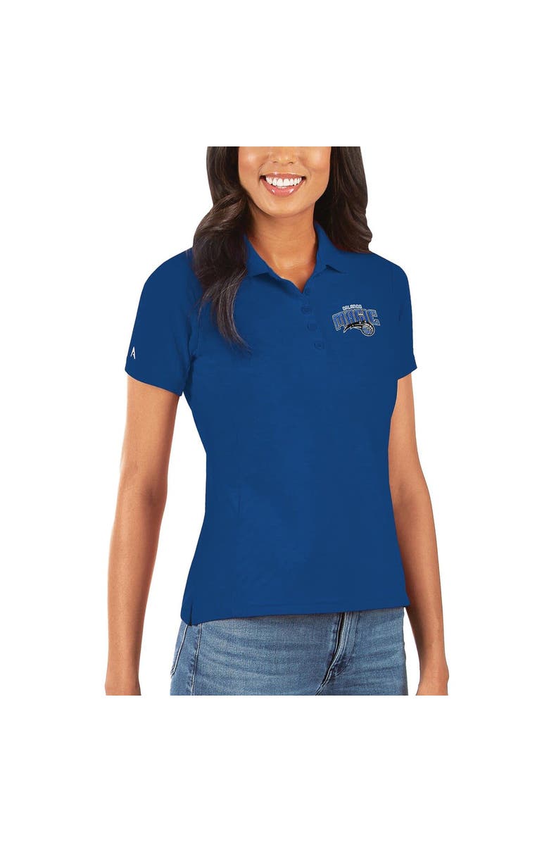 ANTIGUA Women's Antigua Blue Orlando Magic Legacy Pique Polo, Alternate, color, 