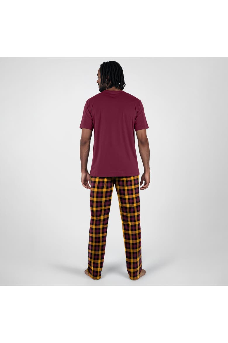 Men's Concepts Sport Burgundy Washington Commanders Highland Sleep Set, Alternate, color, Burgundy