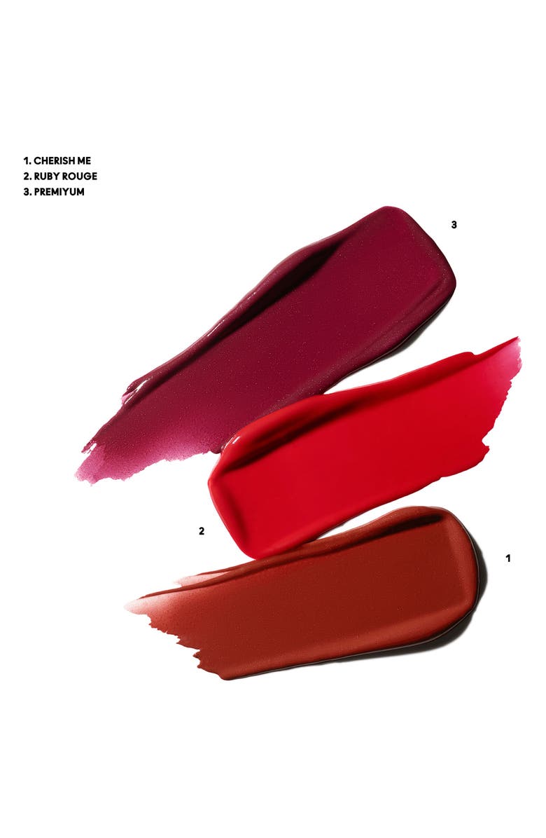 MAC Cosmetics Everyday Luxury Mini Lustreglass Lipstick Trio Holiday Gift Set $45 Value, Alternate, color, Red
