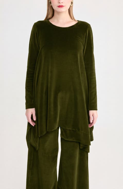 Clara Velvet Jersey Tunic