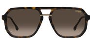 Carrera Eyewear Victory 58mm Gradient Rectangular Sunglasses