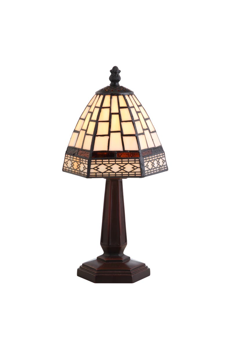 JONATHAN Y Carter LED Table Lamp, Main, color, Bronze