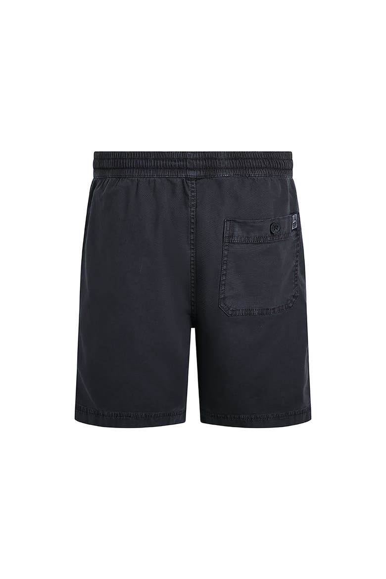 Weston Relaxed Canvas Shorts, Alternate, color, Navy