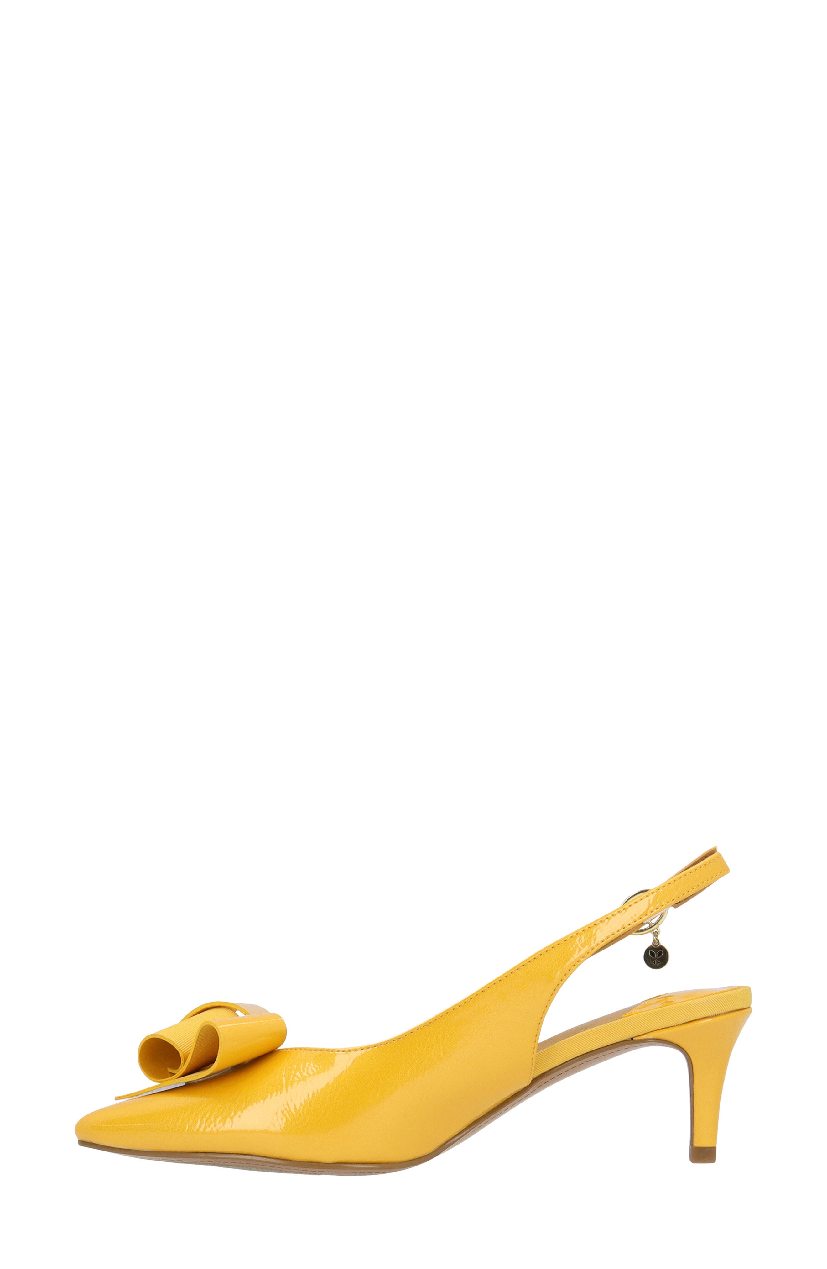 Delara Pointed Toe Slingback Pump, Alternate, color, MARIGOLD