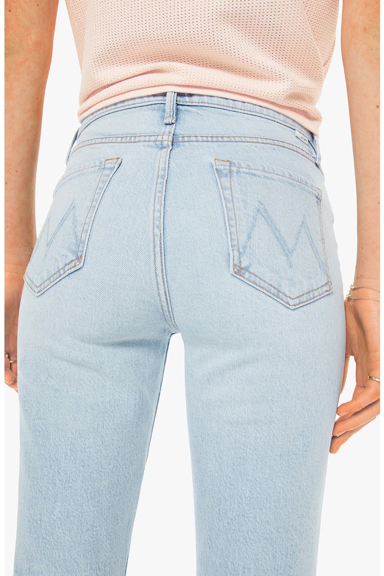 The Rascal High Waist Fray Hem Flood Jeans, Alternate, color, BRING THE COOLER