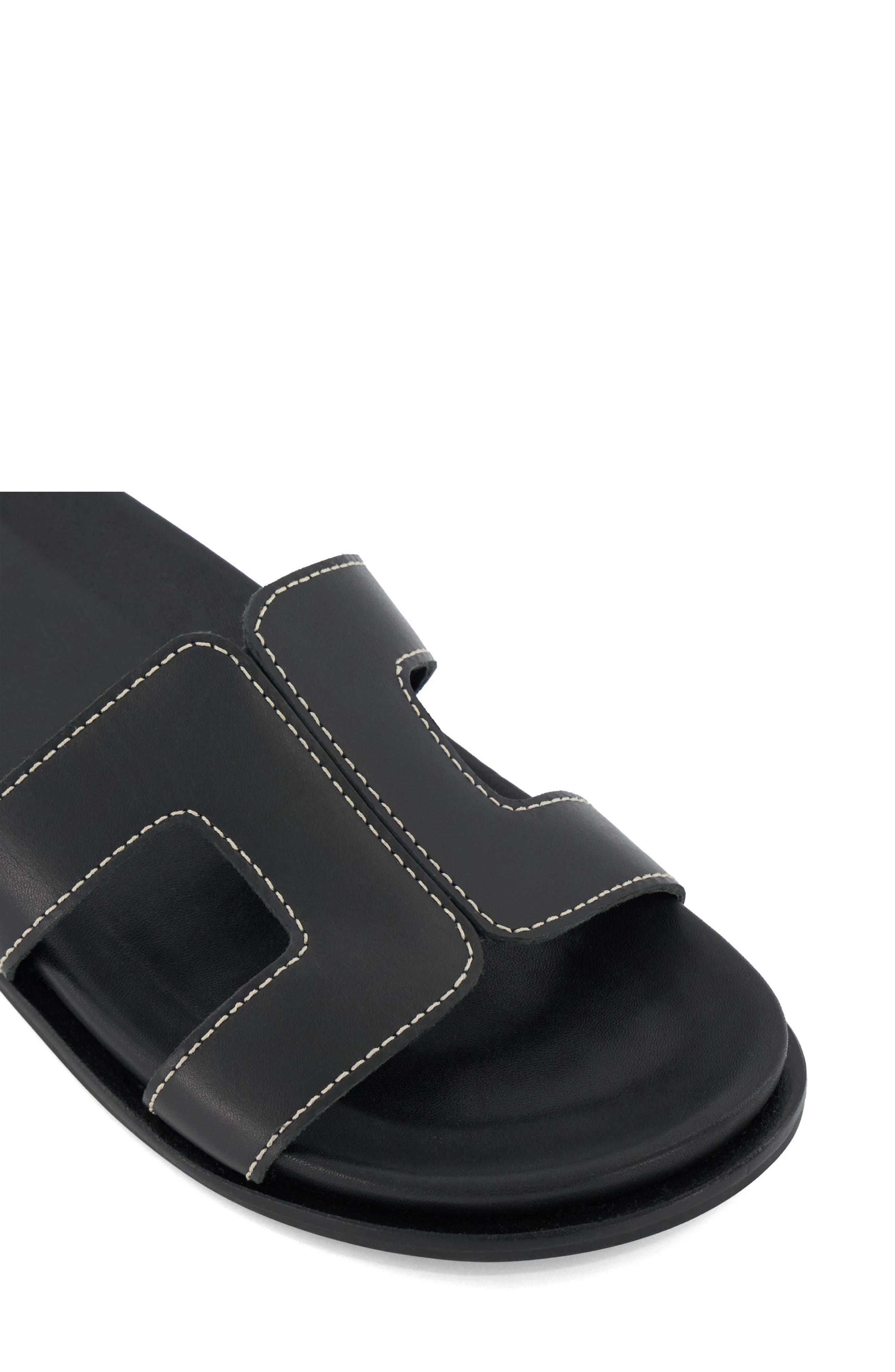 Dune London Loupa Sandal, Alternate, color, Black