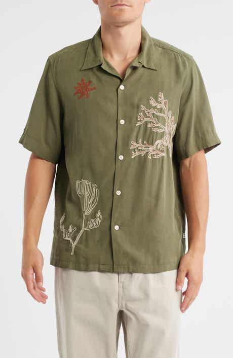 NN07 Julio 5027 Embroidered Camp Shirt