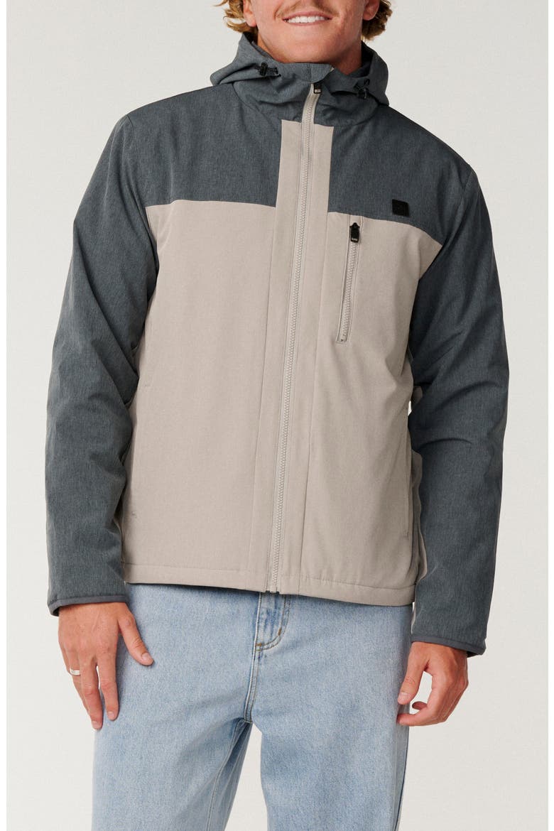 Eliite Water Repellent Jacket, Main, color, STONE