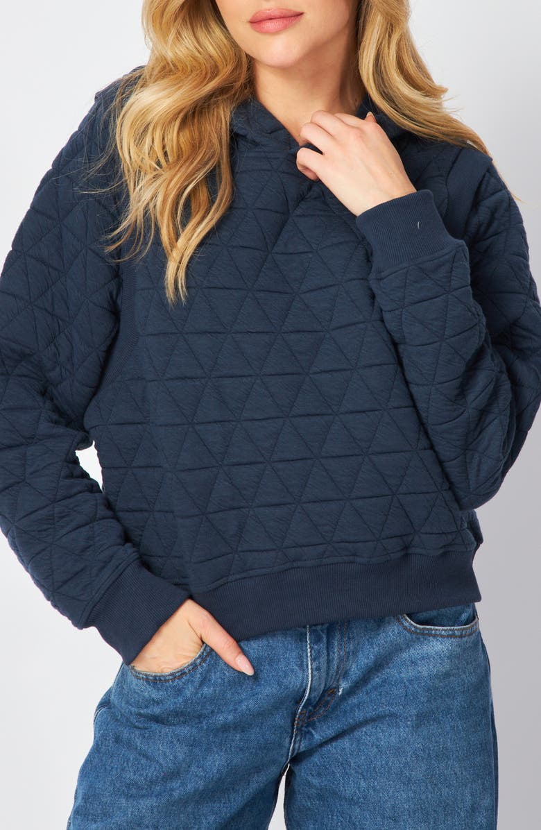 BLUEGREY Quilted Hoodie, Main, color, 