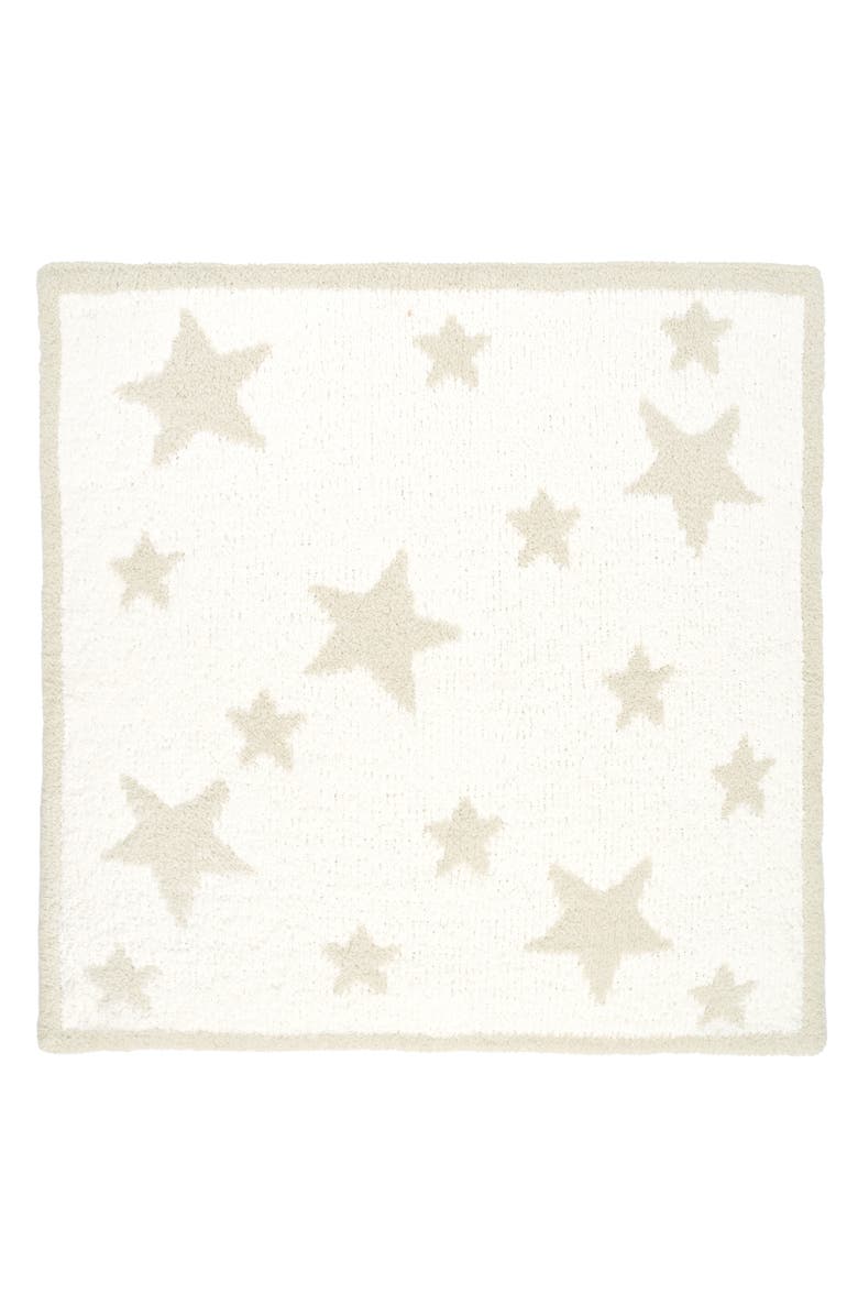 Kashwére Baby Blanket - Mini Stars - Chenilla Classic, Alternate, color, Linen / Creme