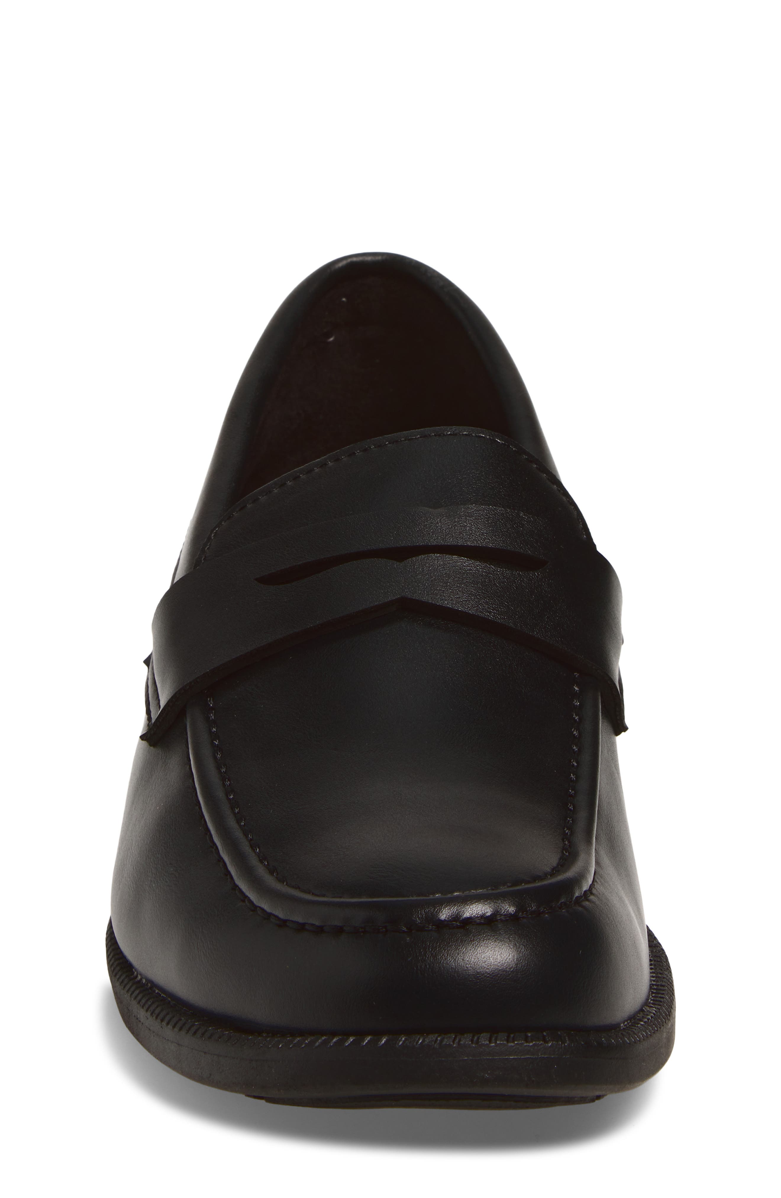 GEOFFREY BEENE Kids' Penny Loafer, Alternate, color, Black