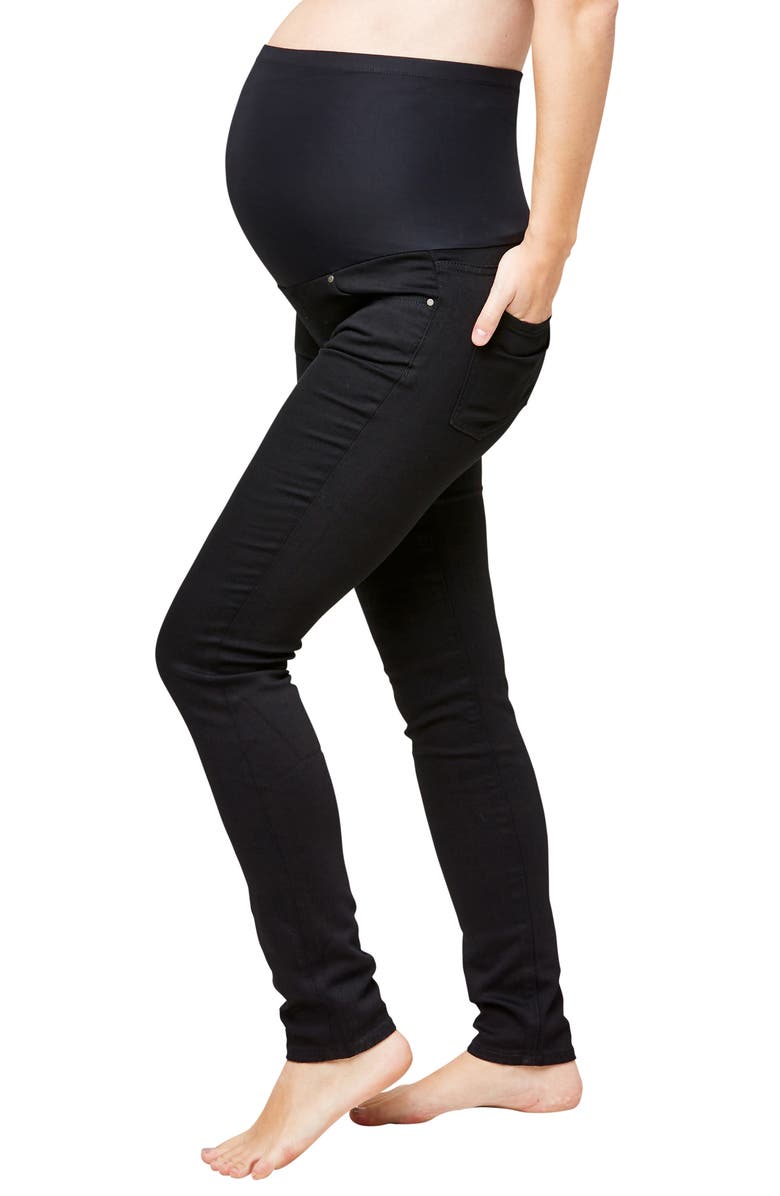 Nom Maternity Soho Skinny Over the Bump Maternity Jeans, Alternate, color, 