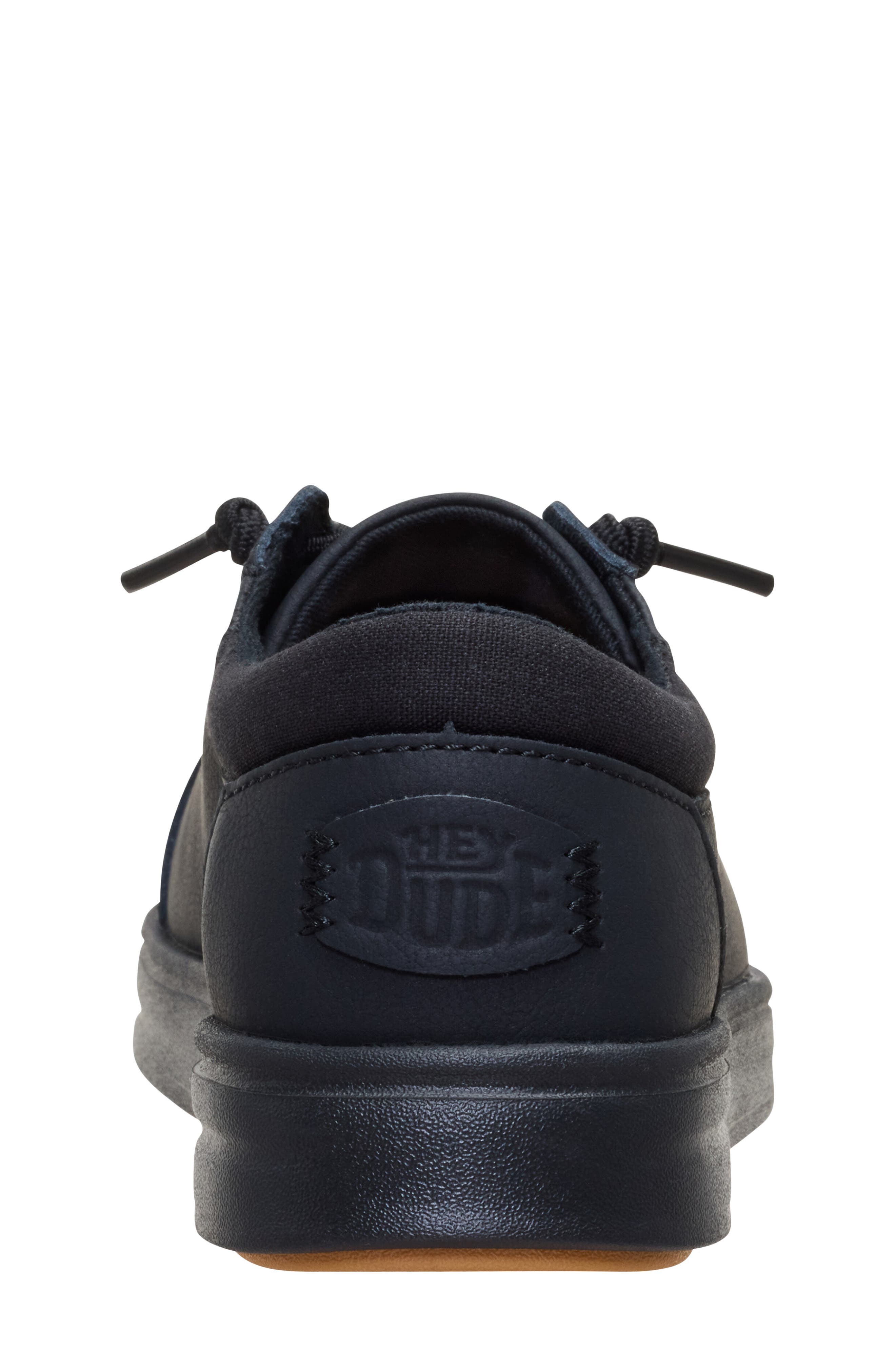 Hey Dude Kids' Paul Pro Classic Slip-On Sneaker, Alternate, color, Black/ Black
